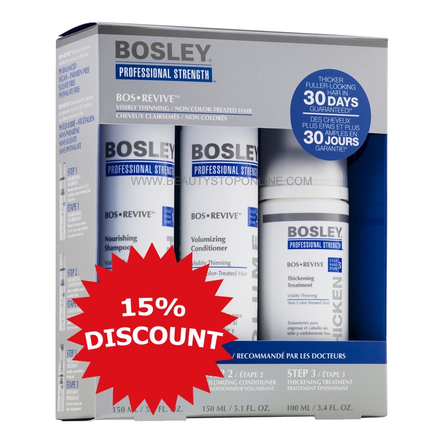 Bosley Revive Hair Care Kit Discount Subscription